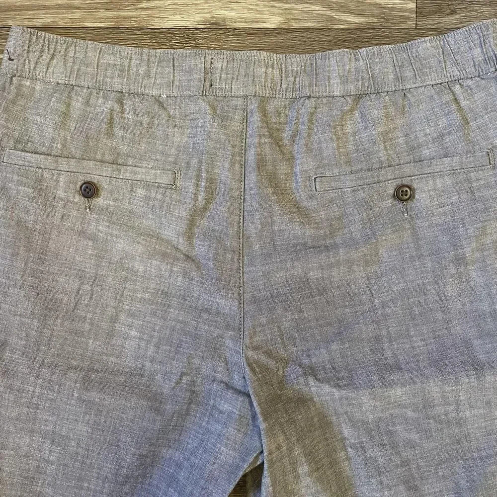 Vintage Abercrombie & Fitch Board Shorts Men’s Medium Solid Gray Drawstring